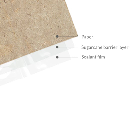 Recyclable kraft paper laminate