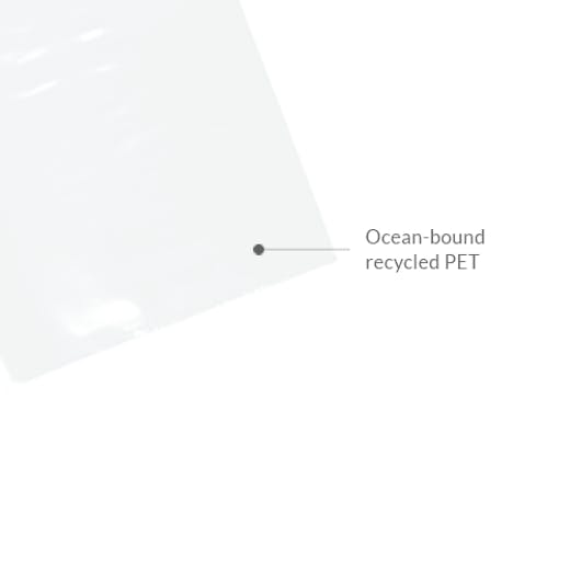 Recycled ocean-bound thermoplastic