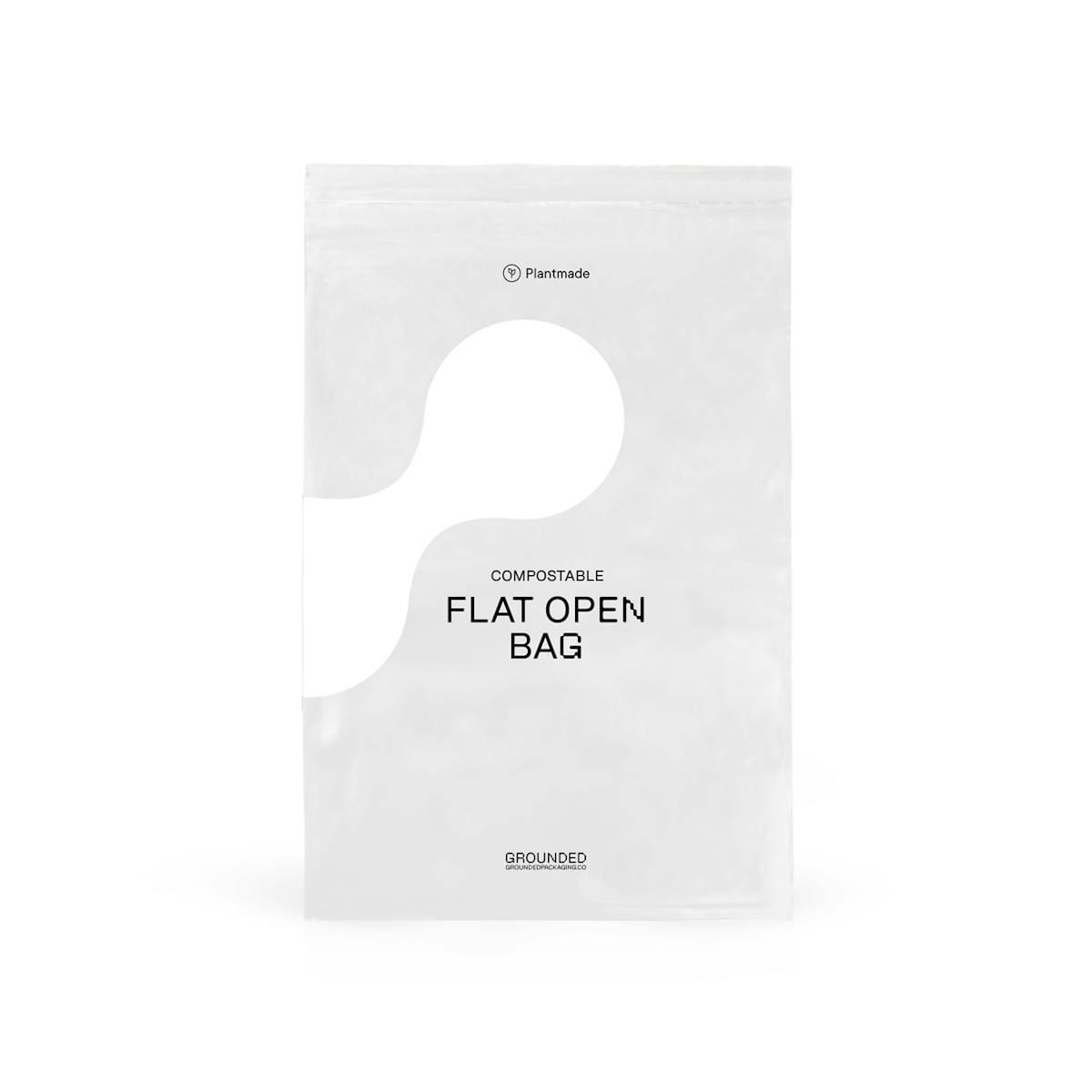 Compostable flat open bag 1