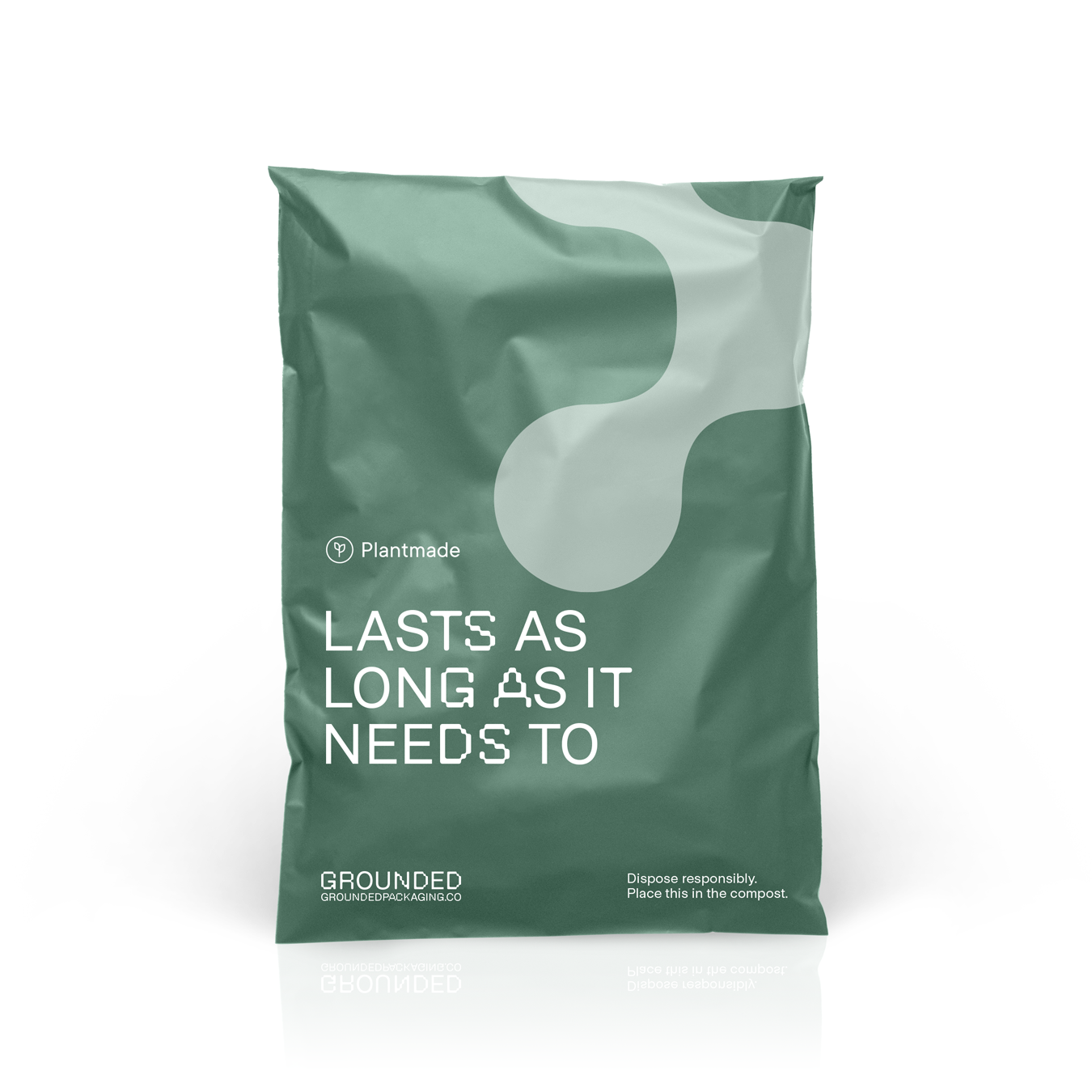 Compostable mailer bag Grounded Packaging