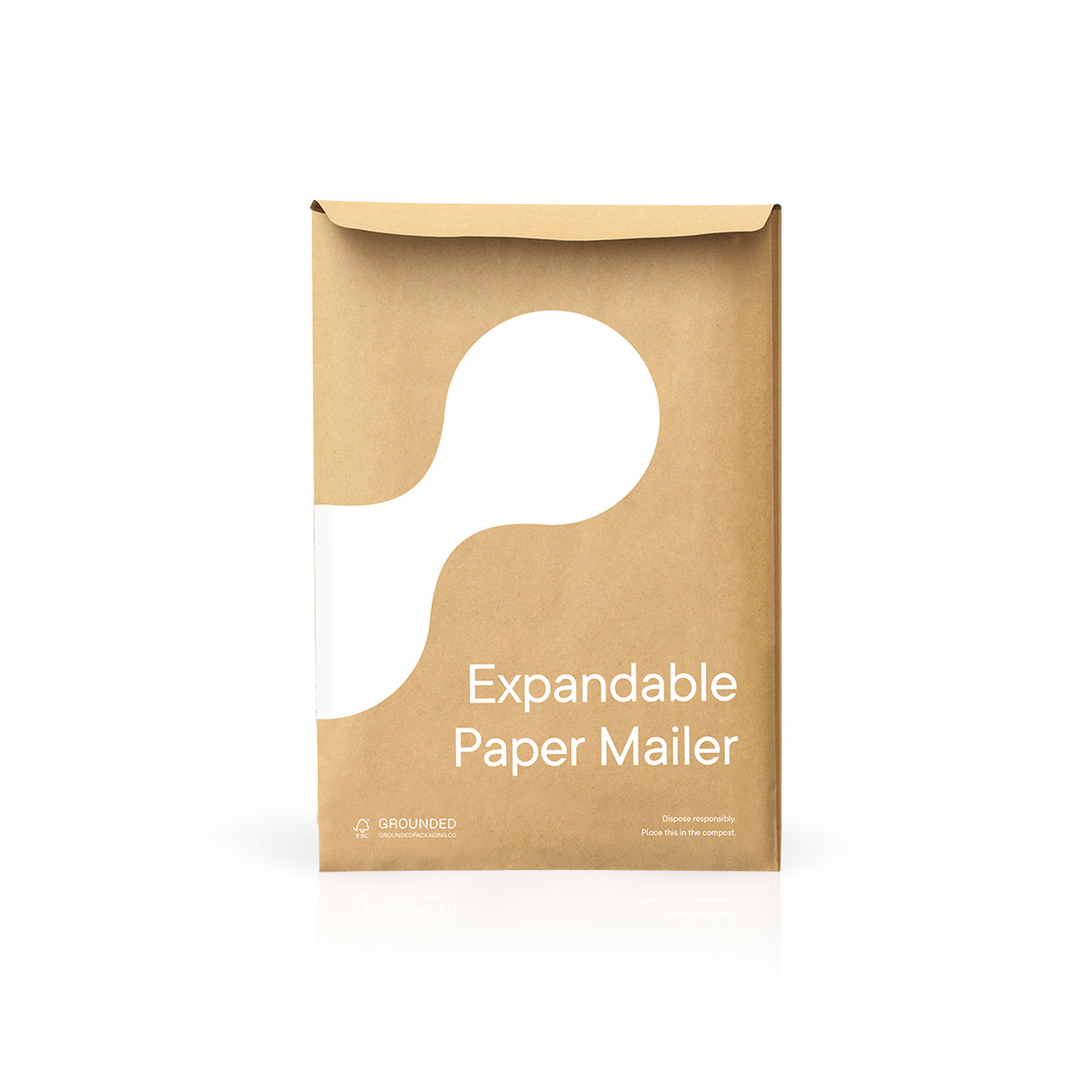 Expandable paper mailer Grounded Packaging