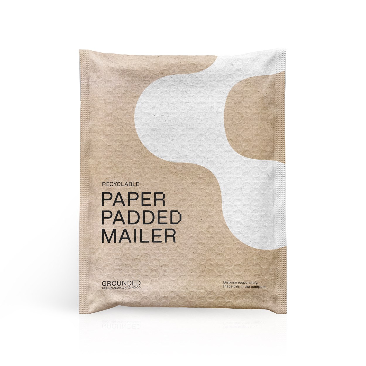 Paper padded mailer Grounded Packaging