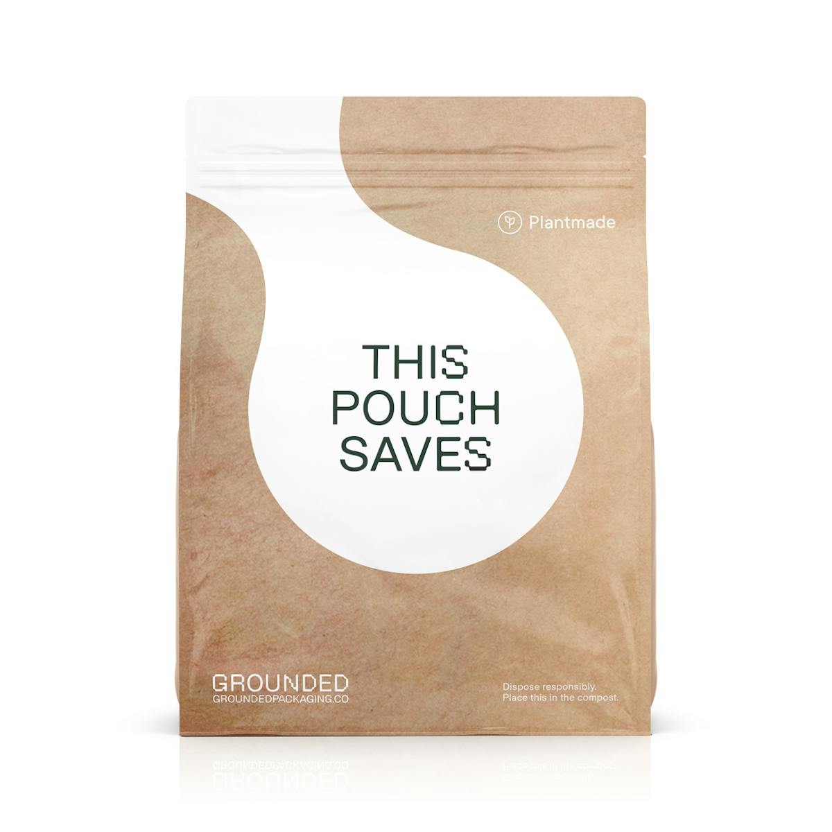 Plantmade™ paper flat bottom pouch 1