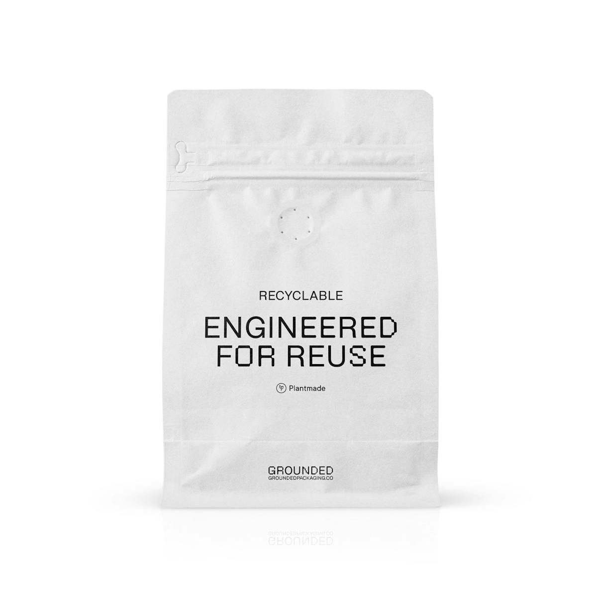 Plantmade™ recyclable coffee pouch with valve 1