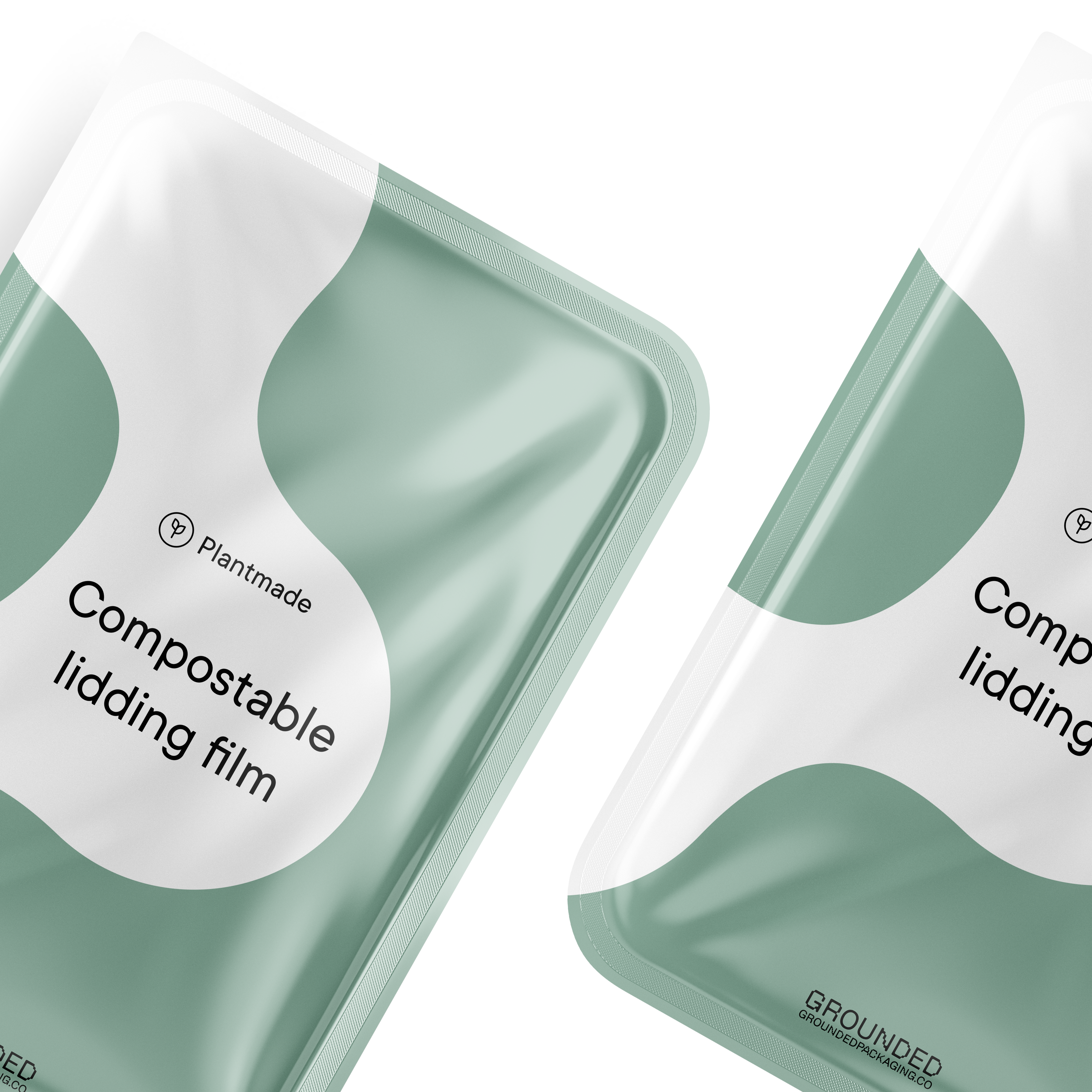 Compostable lidding film Grounded Packaging