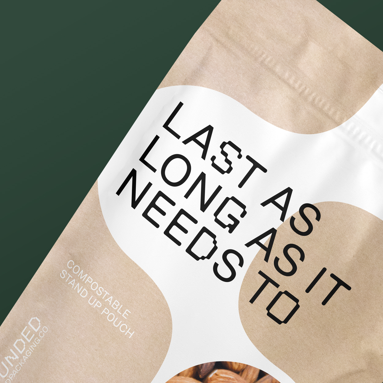 Compostable stand up pouch Grounded Packaging