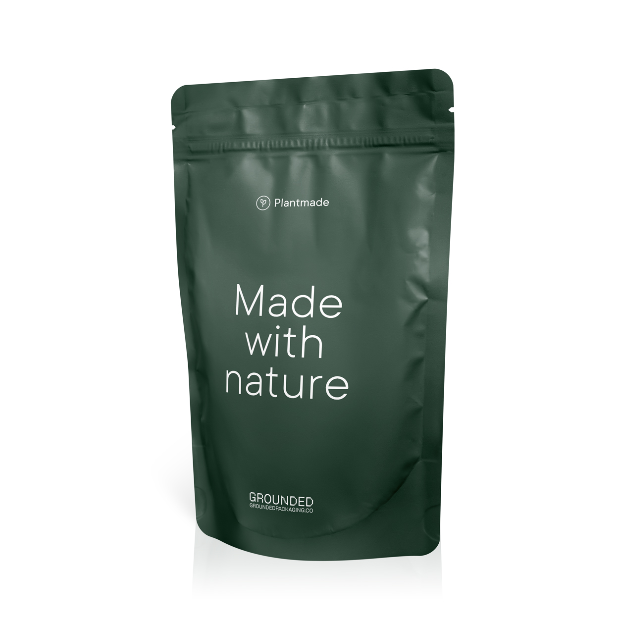 Compostable stand up pouch Grounded Packaging