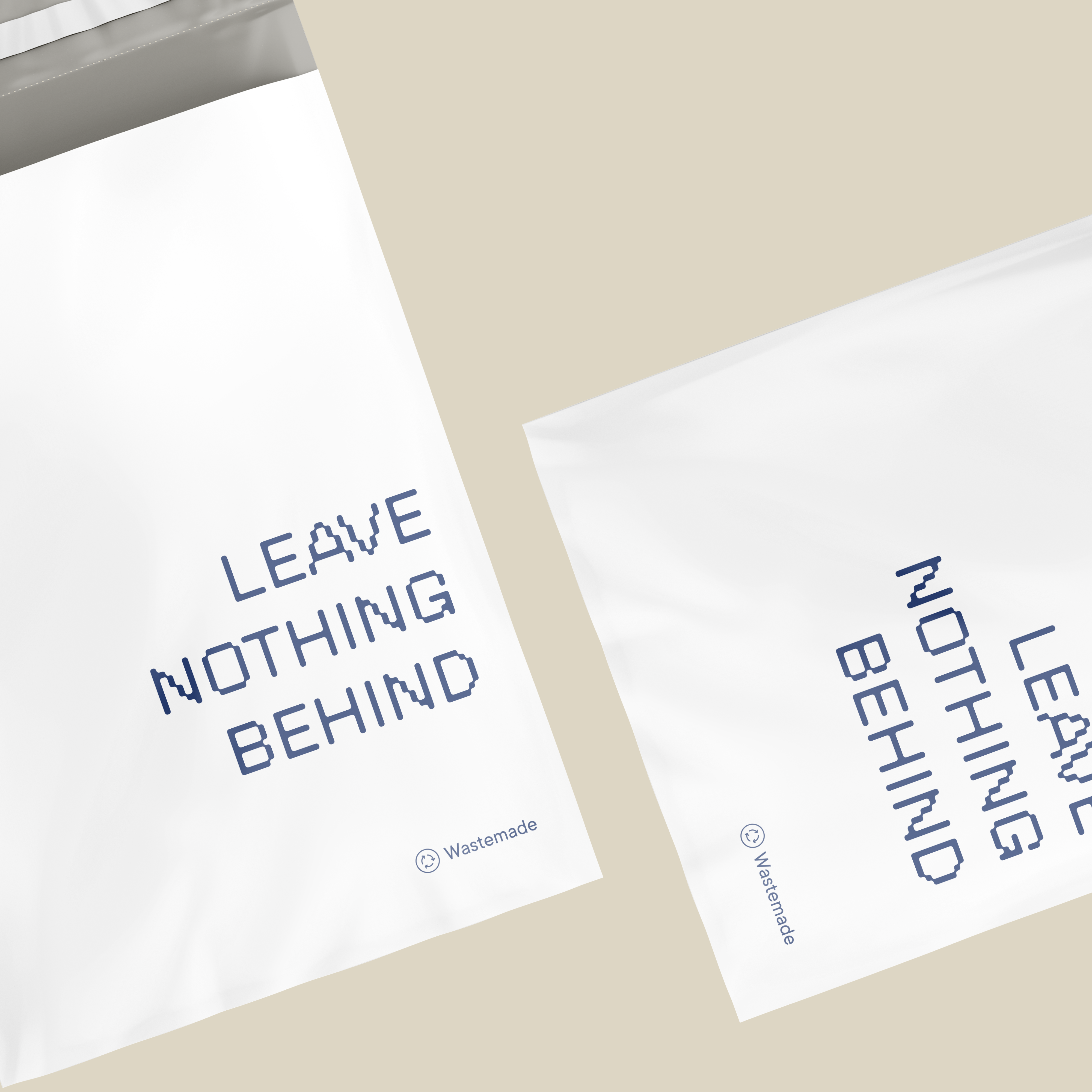 Recycled mailer bag Grounded Packaging