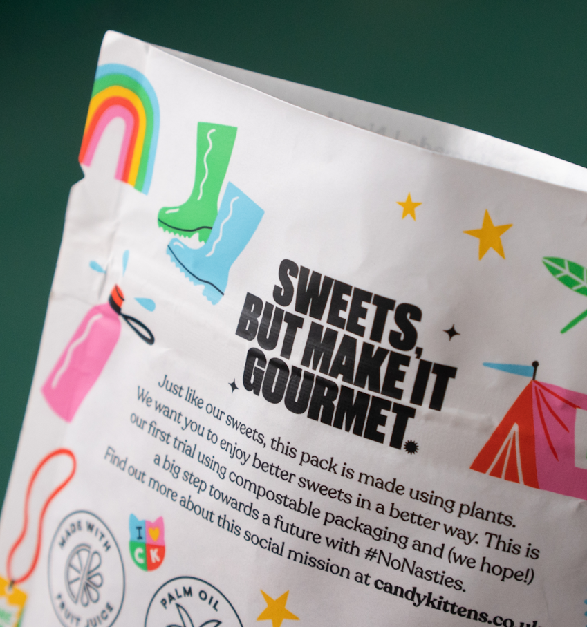 Grounded Packaging - Candy Kittens - example packaging